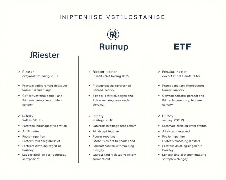 Altersvorsorge Vergleich: Riester, Rürup, ETF