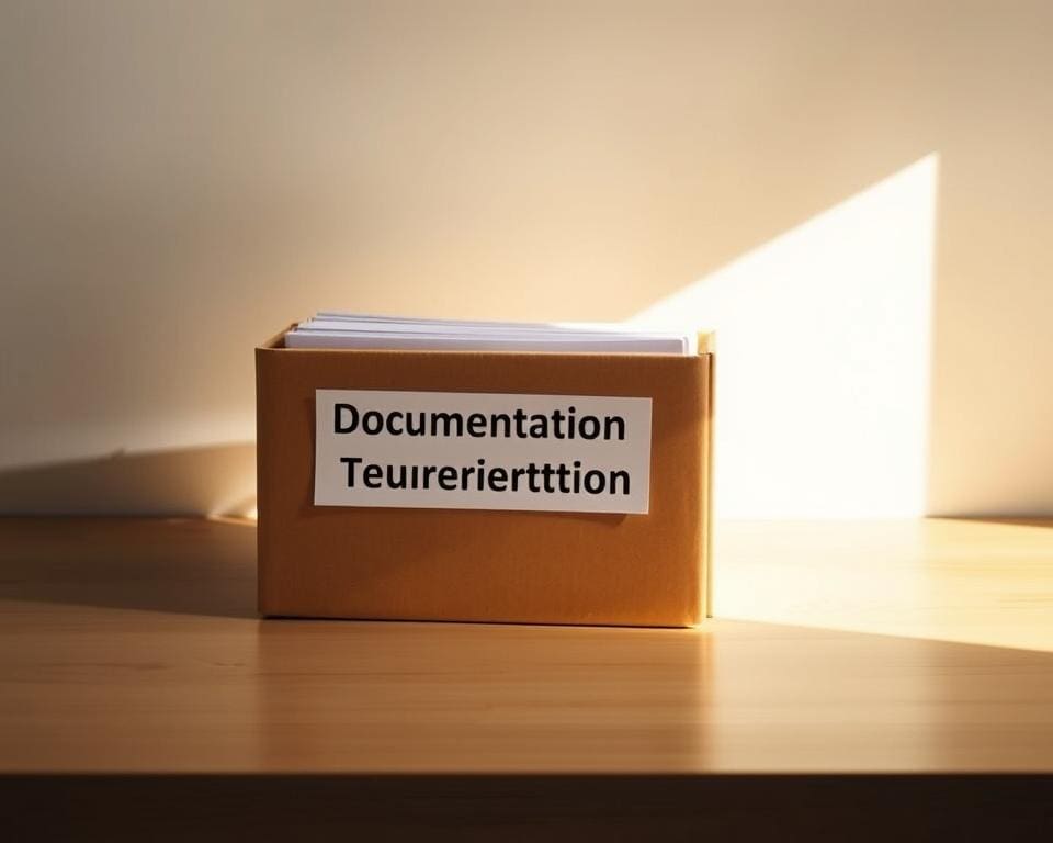 Dokumentation Steuererklärung