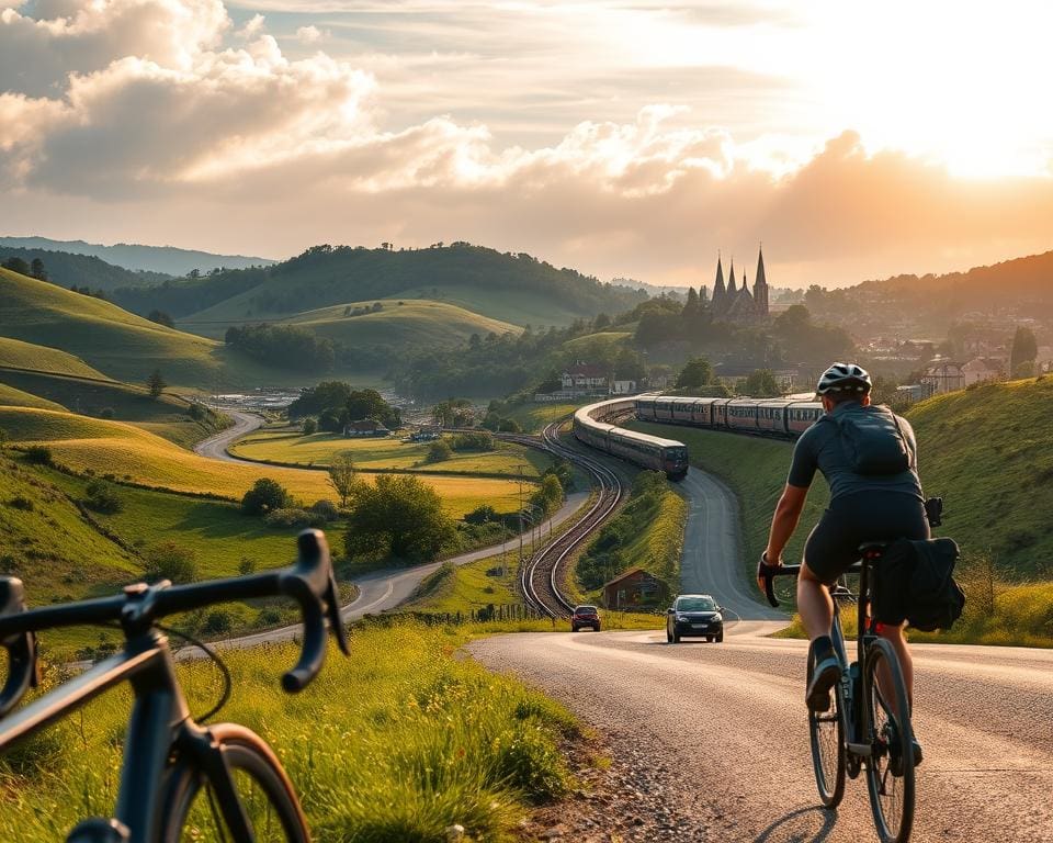 Gute Routen mit Fahrrad und Bahn
