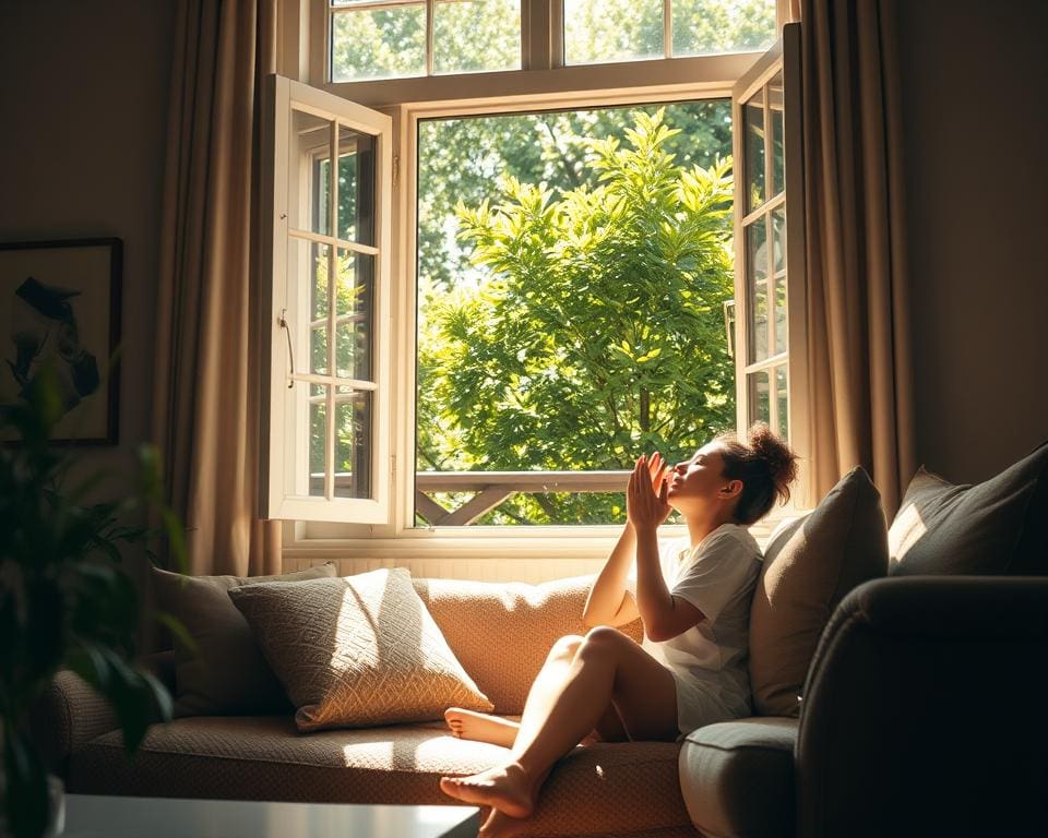 Sonnenlicht und frische Luft für mehr Energie