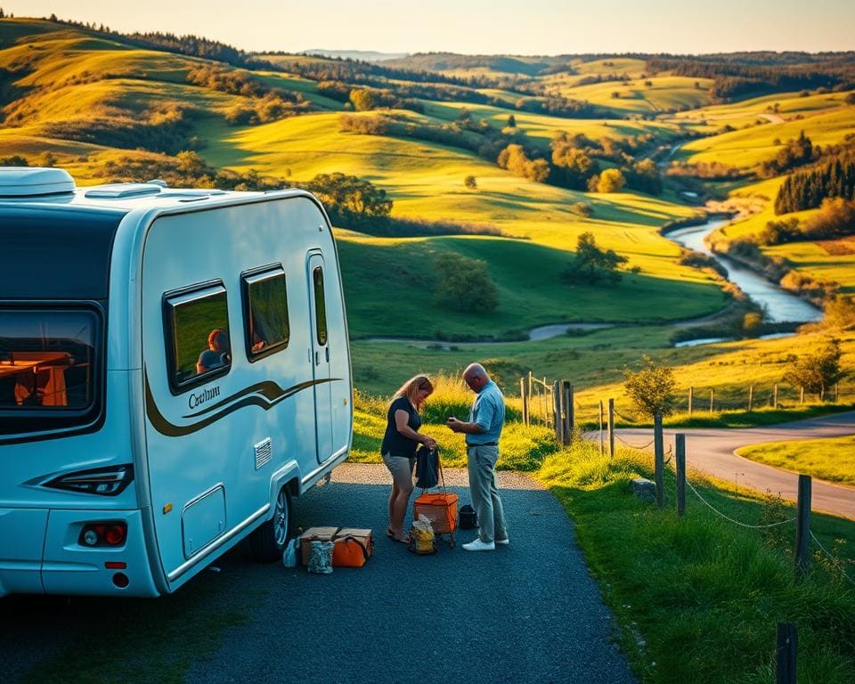 Vorbereitungen für Caravanreisen