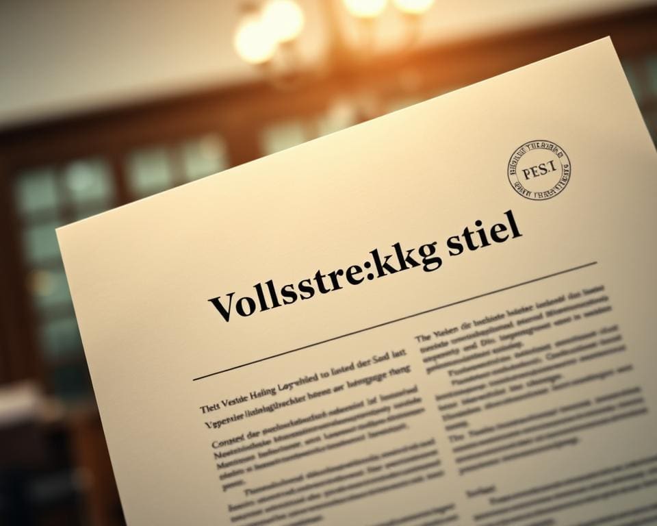 Was ist ein Vollstreckungstitel?