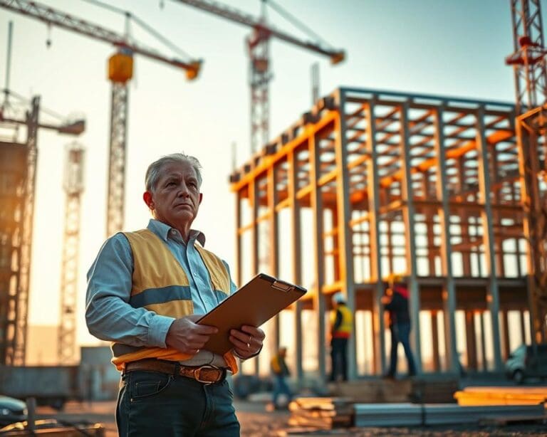 Was macht ein Bauleiter auf der Baustelle?