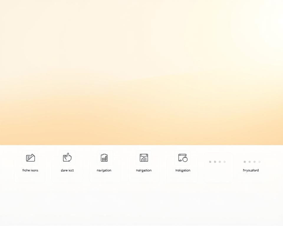 Website Navigation mit klaren Strukturen