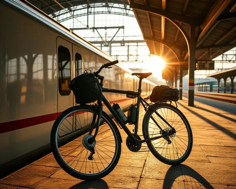 Wie reist man mit Fahrrad und Bahn kombiniert?
