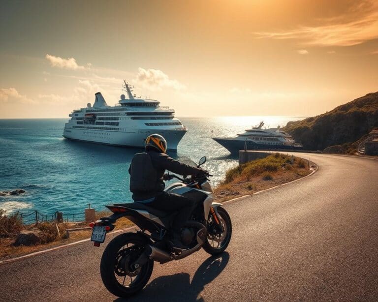 Wie reist man mit Motorrad und Fähre nach Sardinien?