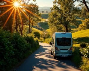 Wie reist man mit dem Caravan auf kleinen Straßen?