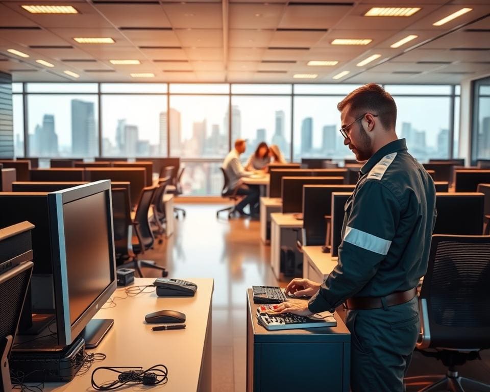 Technik- und Reparaturdienste für Büros