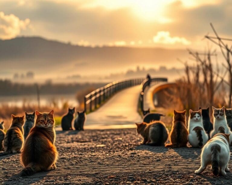 Was bedeutet die Katze Regenbogenbrücke?