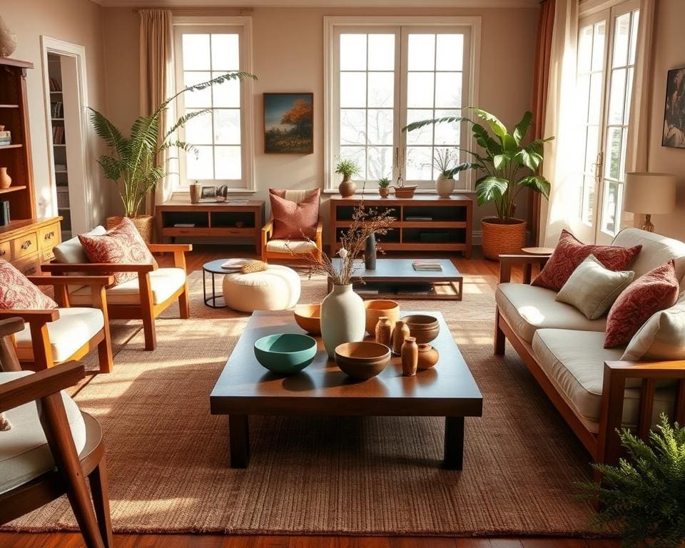 Farben harmonisch in der Wohnung kombinieren
