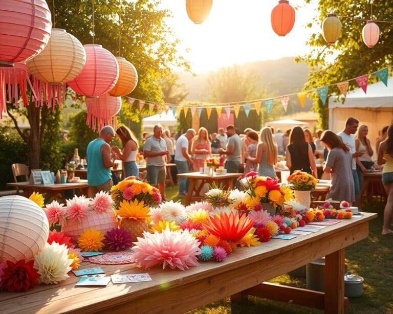 Welche Bastelideen passen zum Sommerfest?