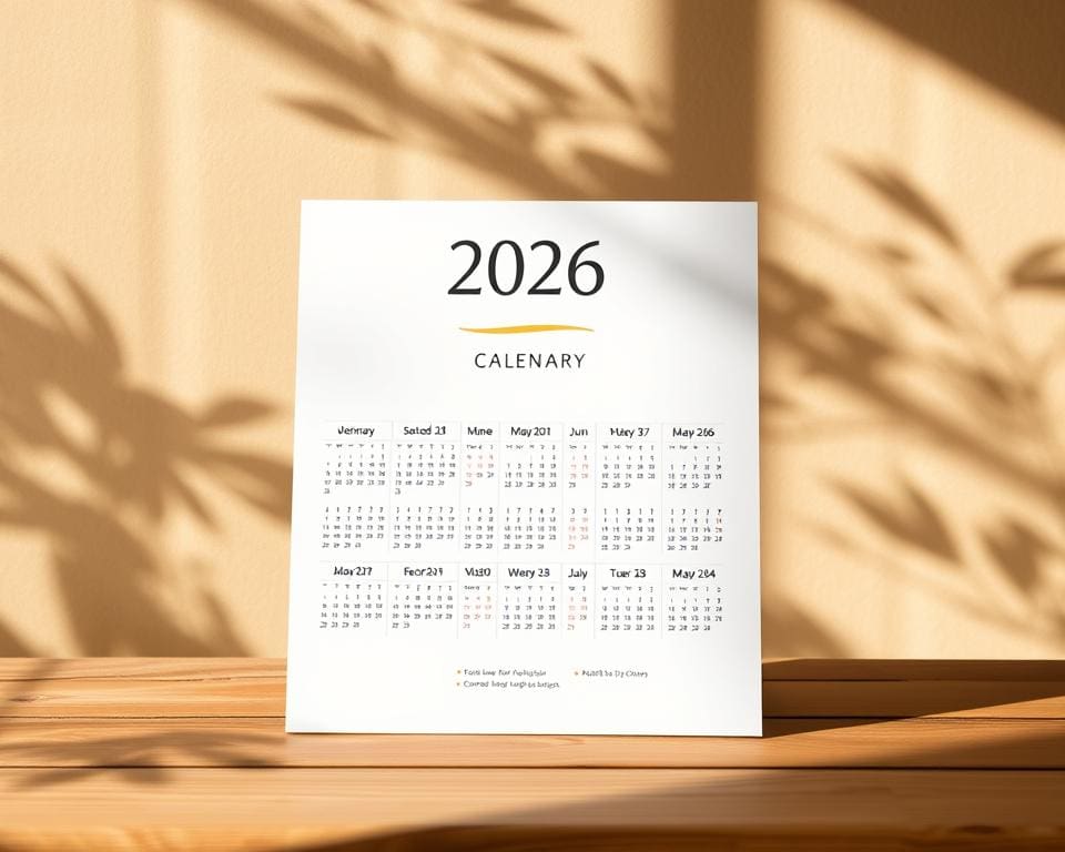 Was zeigt der Kalender 2026 mit Feiertagen in Deutschland?