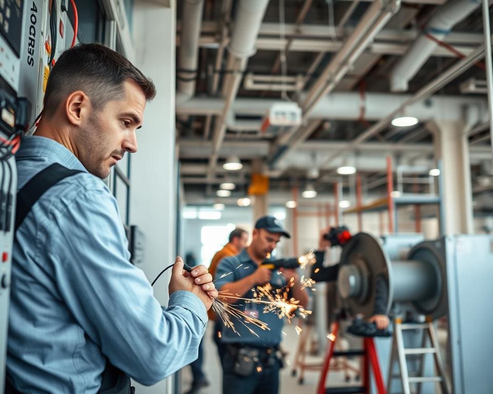 Welche Aufgaben hat ein Monteur bei Installationen?