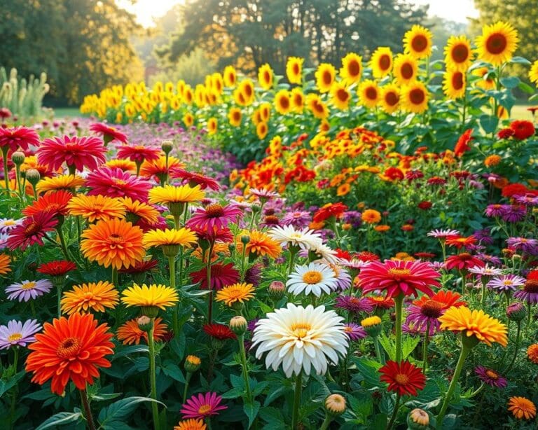 Welche Blumen blühen den ganzen Herbst?