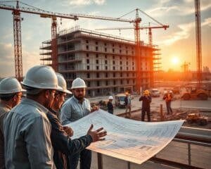 Wie arbeitet ein Bauplaner mit Ingenieuren zusammen?