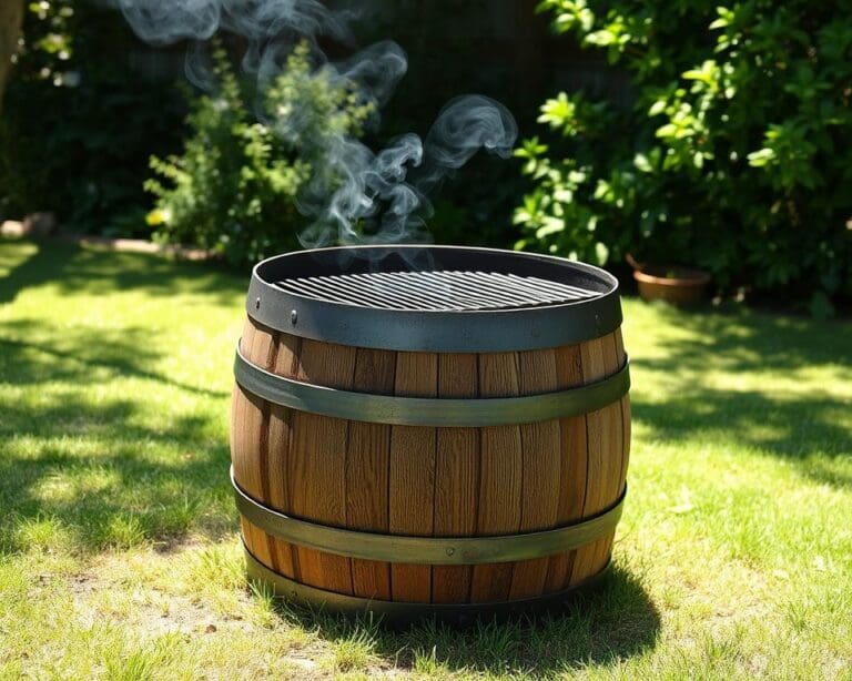 Wie funktioniert ein Fass als Grill im Garten?