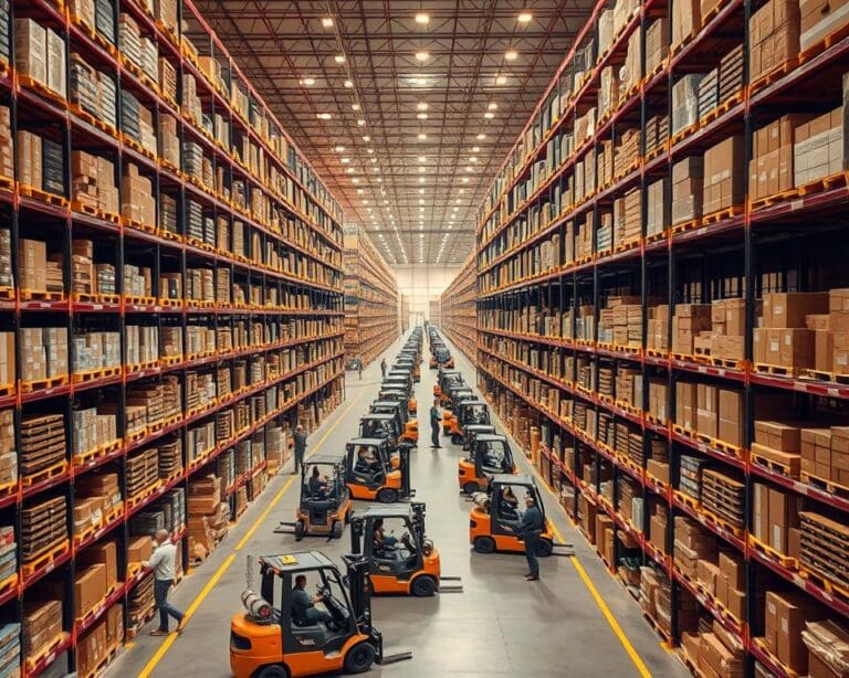 Wie organisiert ein Lagerleiter den Warenfluss?