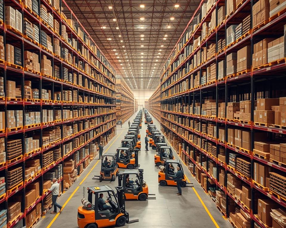 Wie organisiert ein Lagerleiter den Warenfluss?