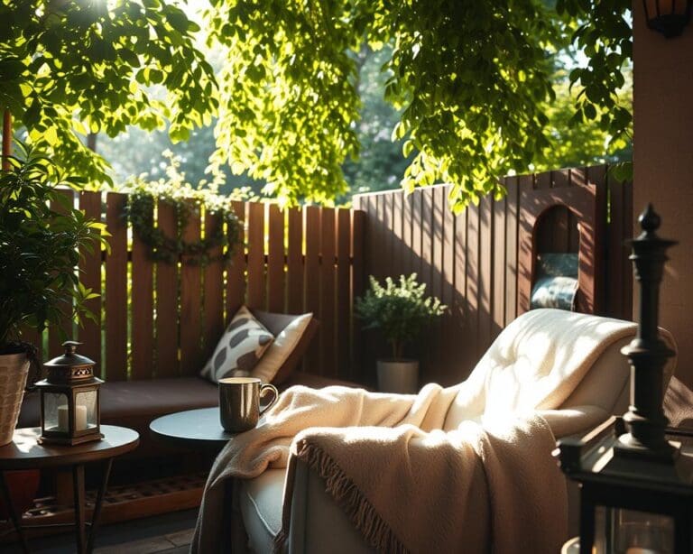 Wie schafft man eine gemütliche Outdoor-Ecke?