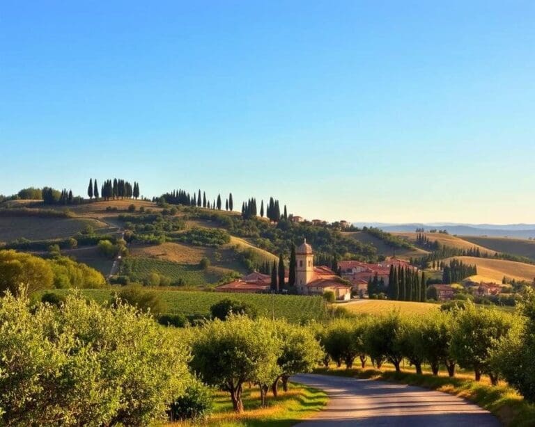 Wie reist man stilvoll durch die Toskana?