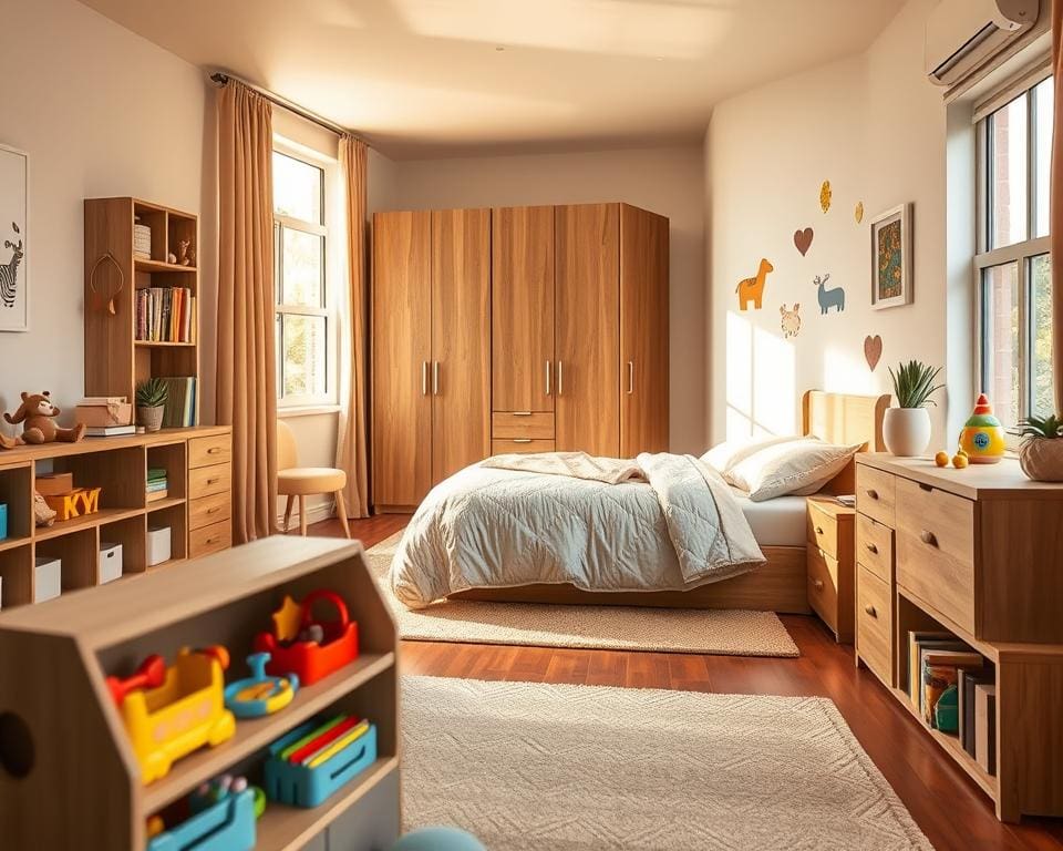 Wie richtest du ein Kinderzimmer praktisch ein?