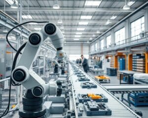 Was leisten Industrieroboter in Fertigungsbetrieben?