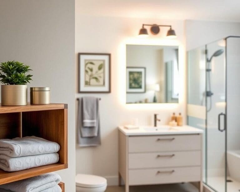 Was unterstützt Ordnung im Bad?