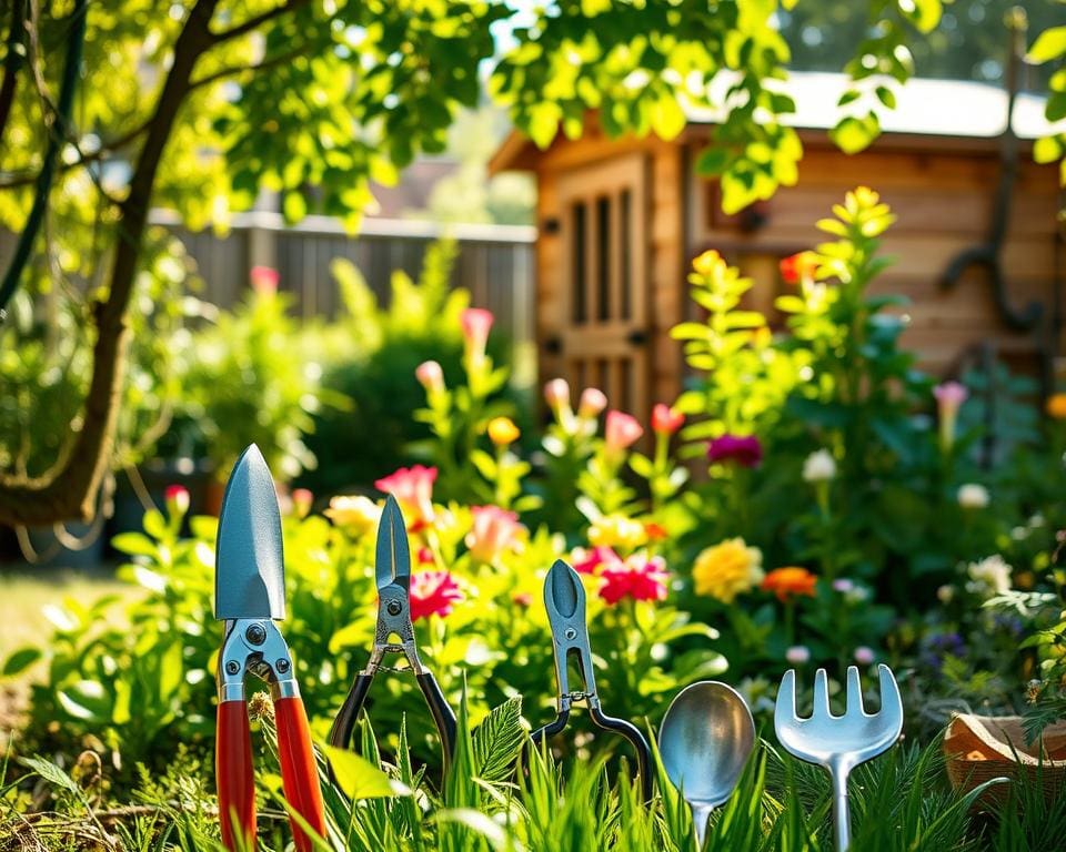 Welche Gartengeräte erleichtern die Pflege?