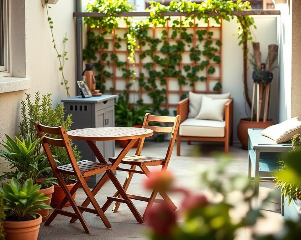 Welche Gartenmöbel passen zu kleinen Terrassen?