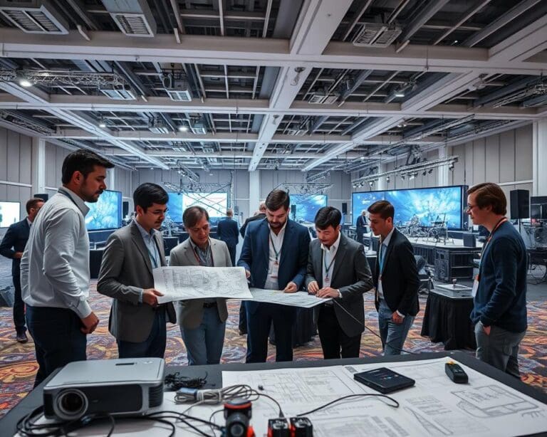 Wie arbeitet ein Aufbauteam Events?