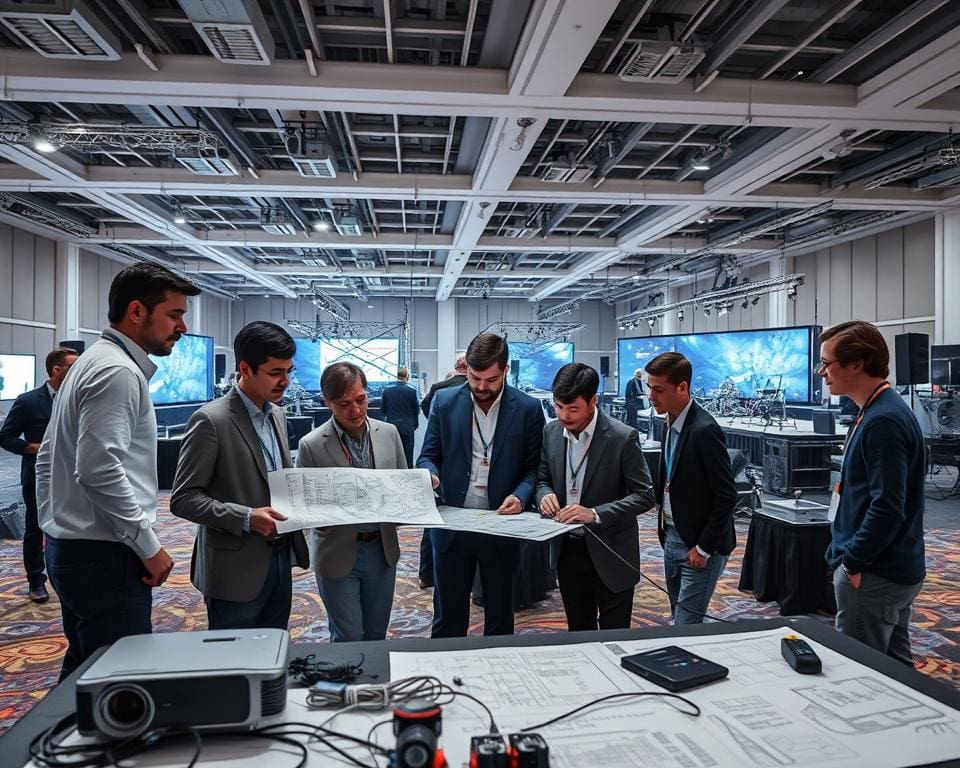 Wie arbeitet ein Aufbauteam Events?