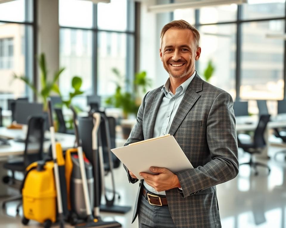 Wie arbeitet ein Serviceleiter im Reinigungsbereich?