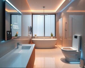 Wie integrierst du moderne Technik im Bad?