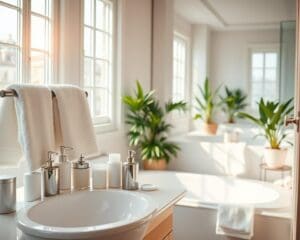 Wie schaffst du ein aufgeräumtes Bad?