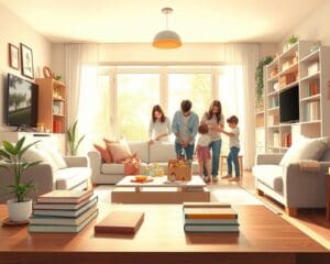 Wie schafft man Ordnung im Familienhaushalt?