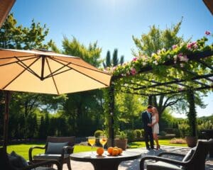 Wie schafft man Schatten an sonnigen Tagen?