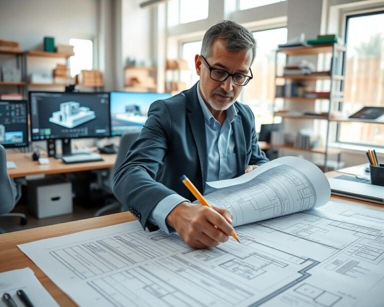 Wie unterstützt ein Bauzeichner Bauprojekte?