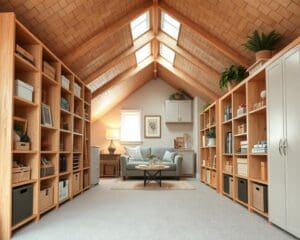 Wie optimiert man Stauraum im Dachgeschoss?