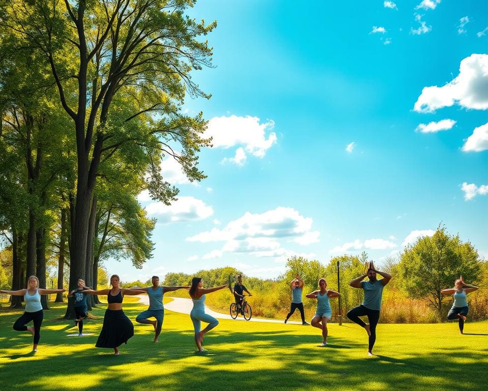 Wie unterstützt Bewegung im Freien die Balance?