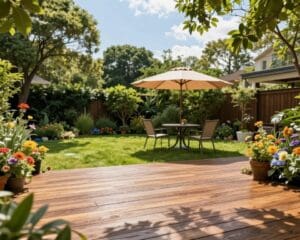 Was sind Vorteile eines Holzdecks im Garten?