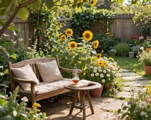 Wie gestaltet man eine gemütliche Gartenecke?