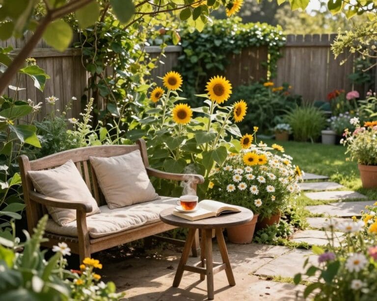 Wie gestaltet man eine gemütliche Gartenecke?