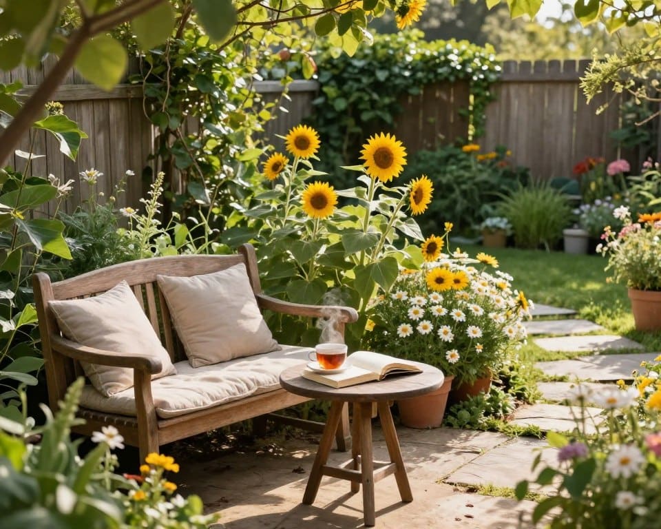 Wie gestaltet man eine gemütliche Gartenecke?