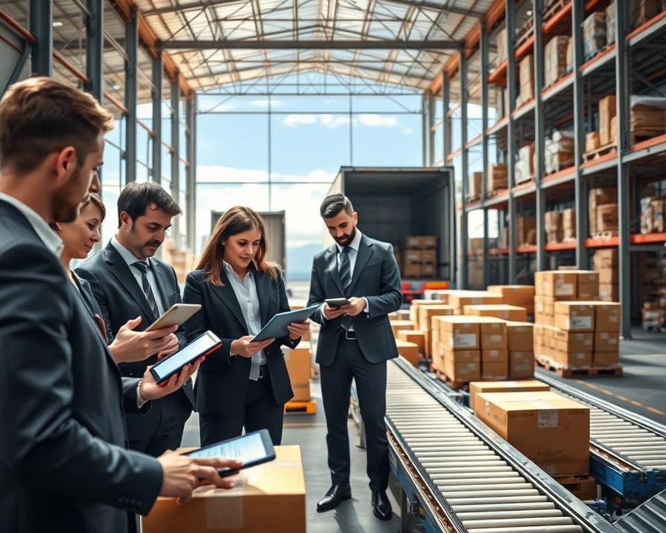 Logistikservice effizient