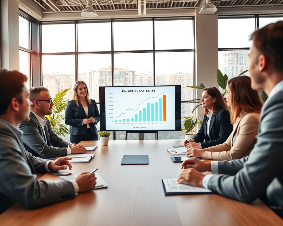 Unternehmensservice Wachstum